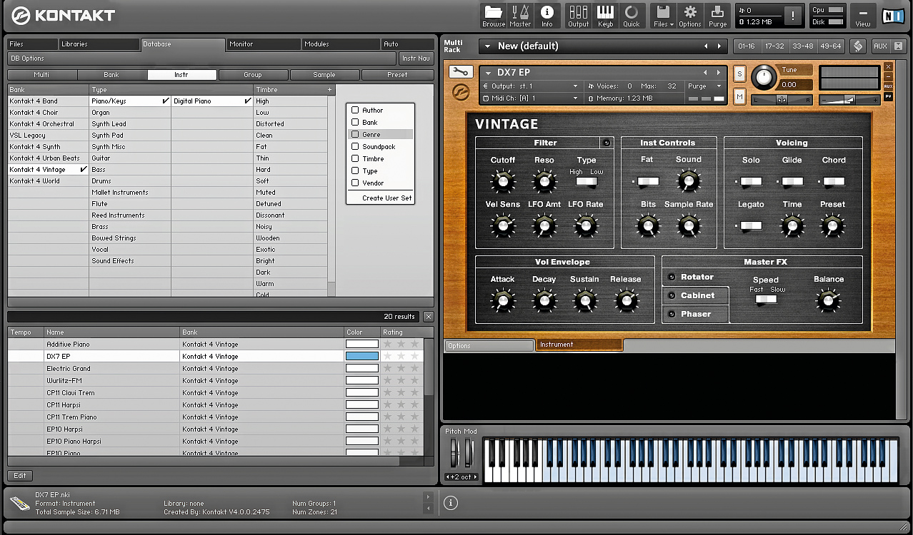 Kontakt 4 instruments