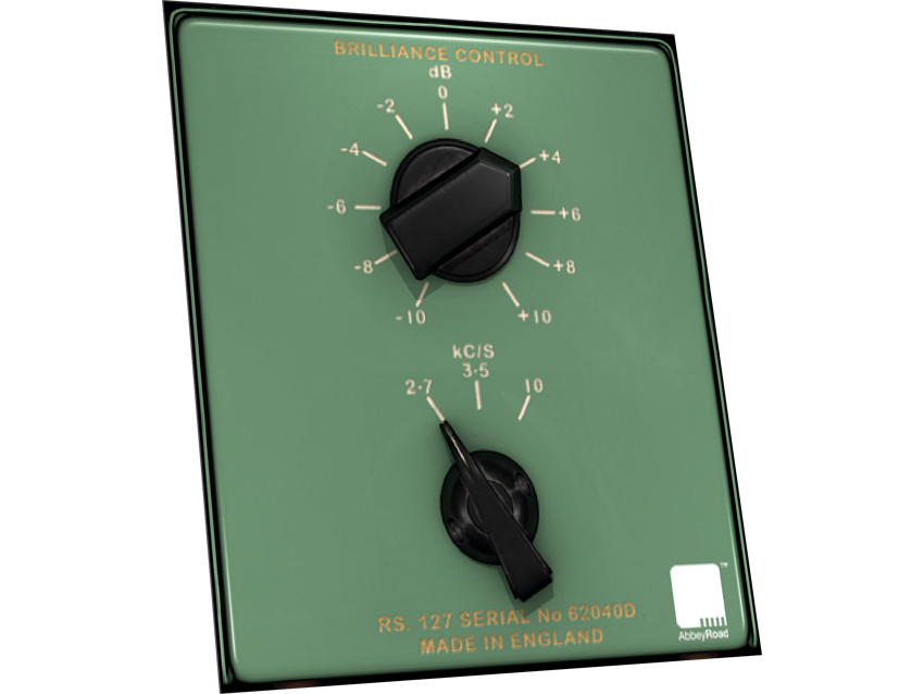 The green RS127 was originally a portable box.