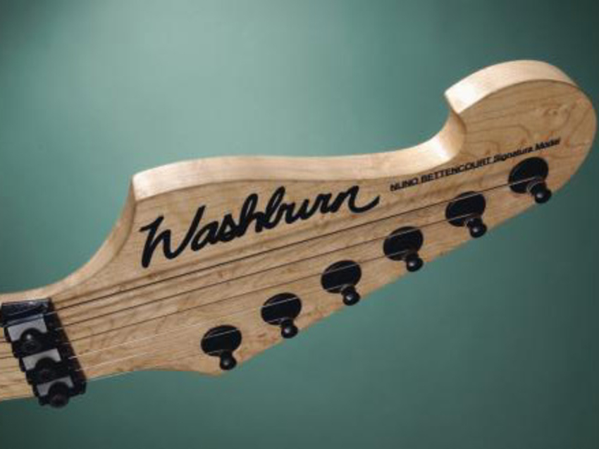Grover tuners atop a reverse headstock