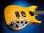 A quilted maple-topped beauty like this would be costly even without the Moog circuitry