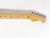 The maple neck offers a 'V' shape