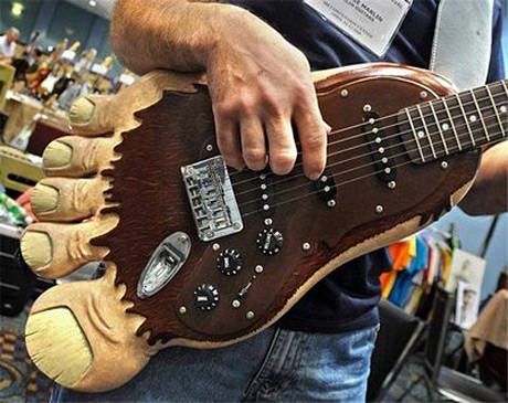 instrumentos musicais - guitarras com design original