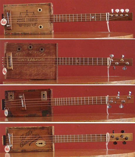 Cigar box guitars