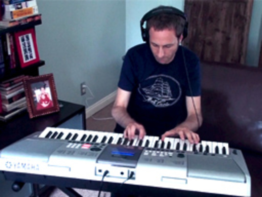 The 88's Adam Merrin: keeping it lo-tech.
