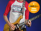 Paul Gilbert playing in patterns