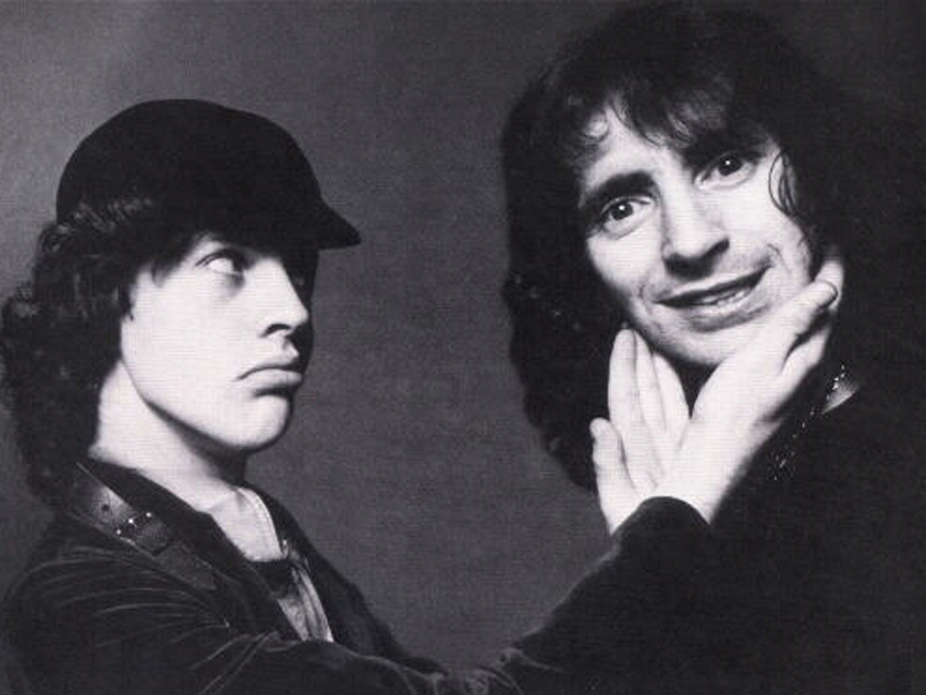 Actors? Nope, it's Angus Young and Bon Scott