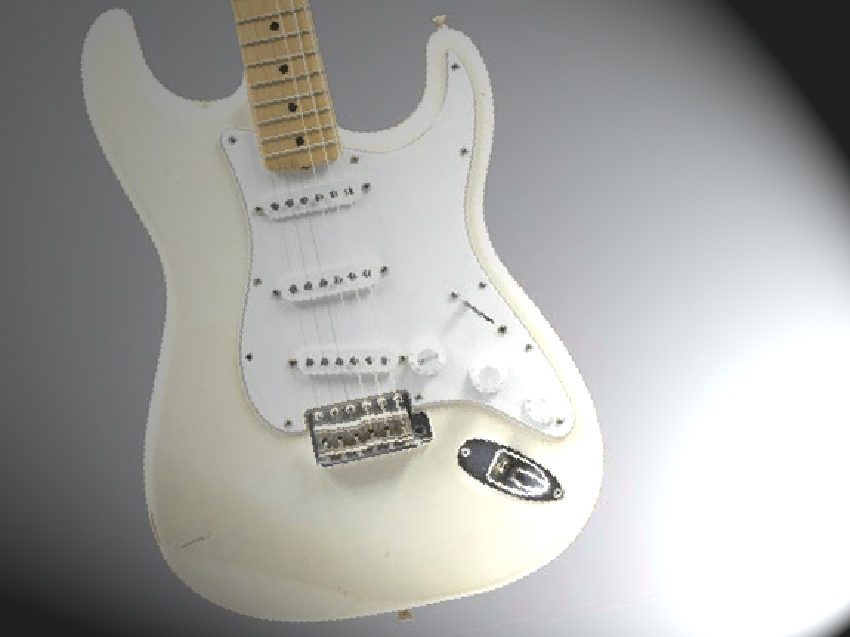 The white 'Woodstock' Strat