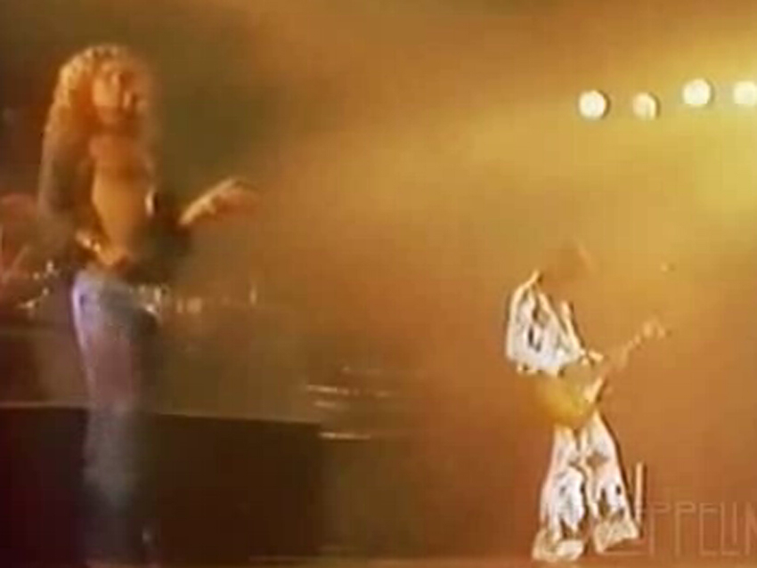 Zep perform Achilles Last Stand in LA, 1977