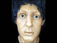 Paul McCartney's waxwork head
