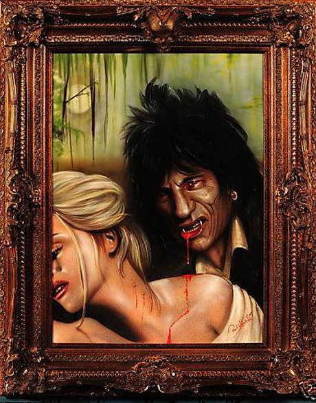 Ronnie wood vampire